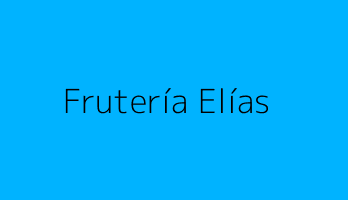 Frutería Elías